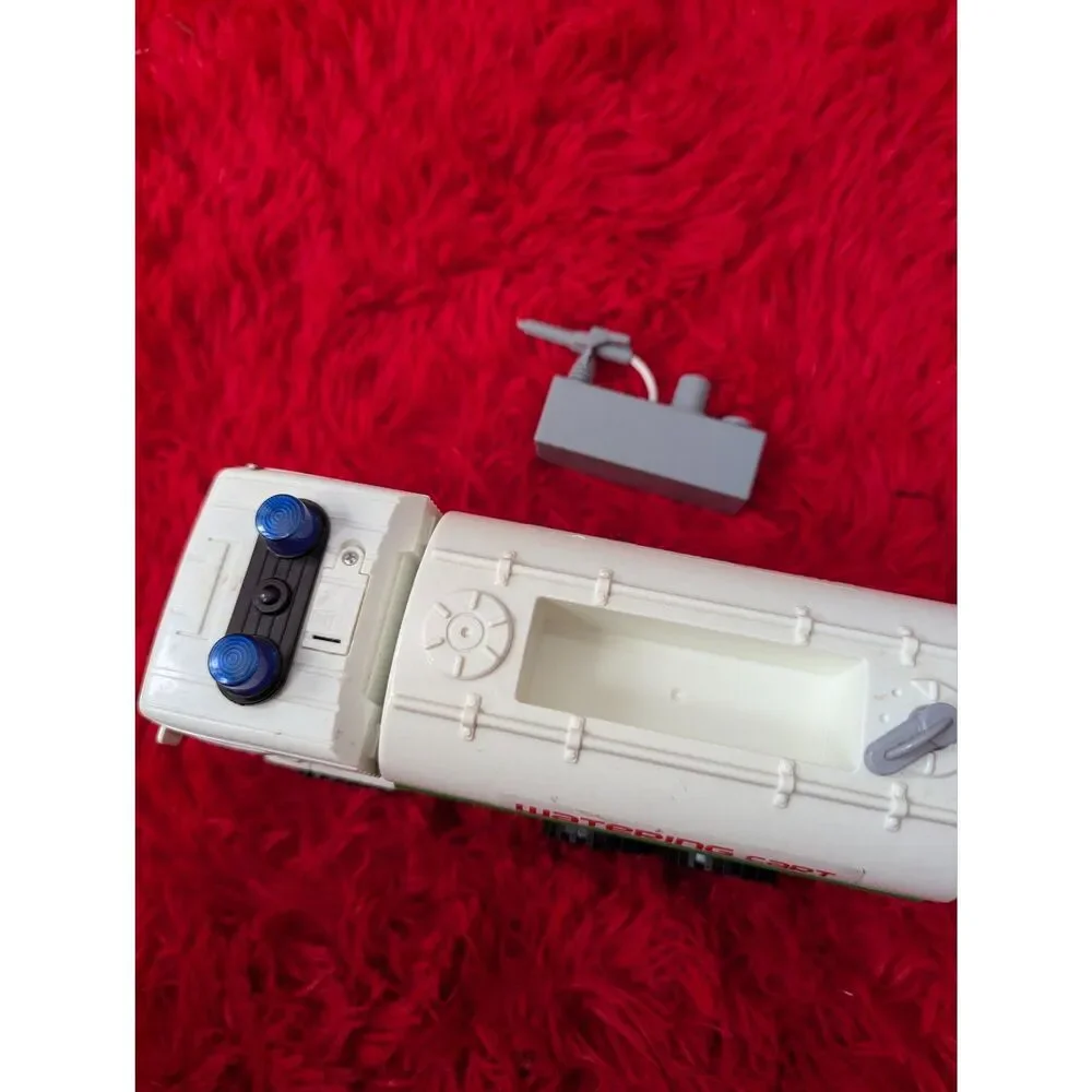 Think Green Transportation Watering Cart Toy Tanker Truck White & Green